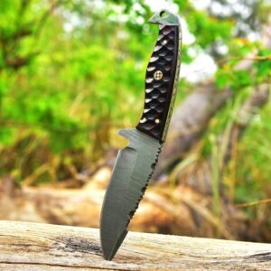 Damascus Steel Survival Knife: Rugged and Reliable for Outdoor Adventures